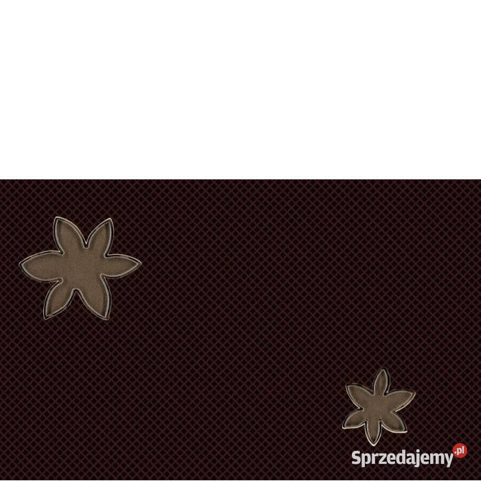 Dekor Artable brown Inserto Wstawka Szkło 25 x Białogard
