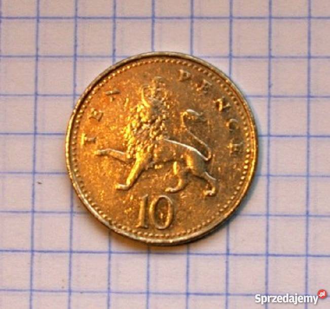 10 PENSÓW TEN PENCE 2003 WIELKA BRYTANIA lubelskie Piszczac