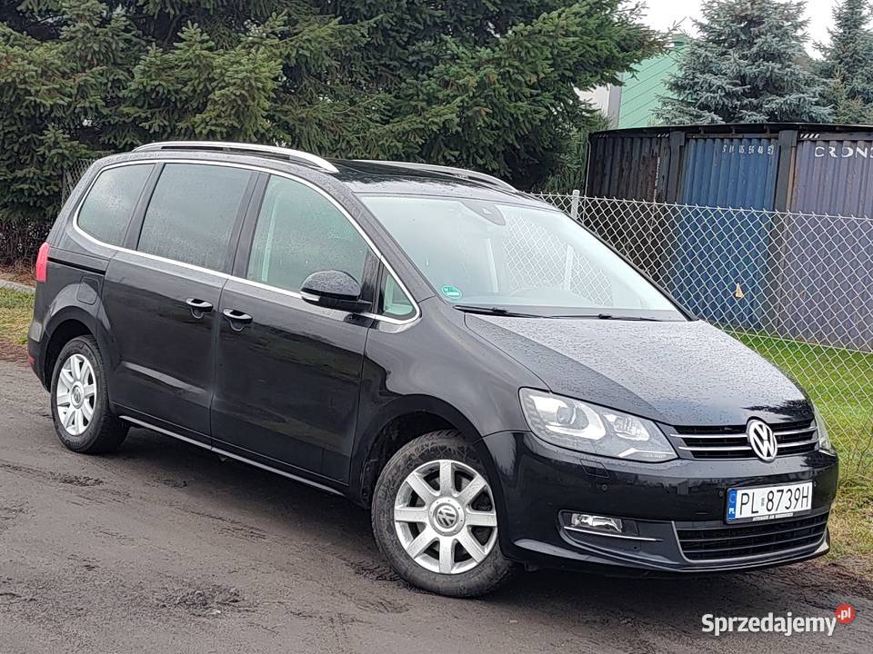 VW SHARAN 20 TDI DSG NAWI światła do jazdy dziennej Leszno