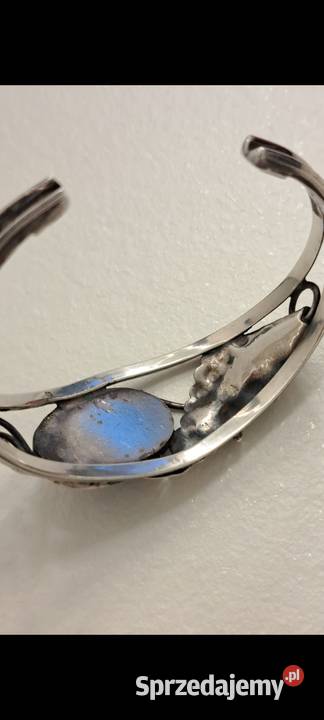Bransoletka srebrna lapis lazuli
