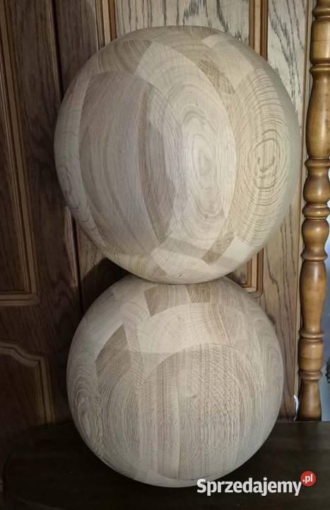 Kula z drewna dębowa 37 37cm mazowieckie Mława
