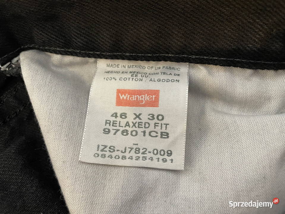 Jeansy Wrangler Relaxed fit spodnie jeansowe 4XL Odzież codzienna