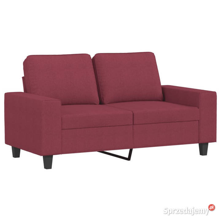 Sofa 2osobowa winna czerwień 120 tapicerowana Warszawa