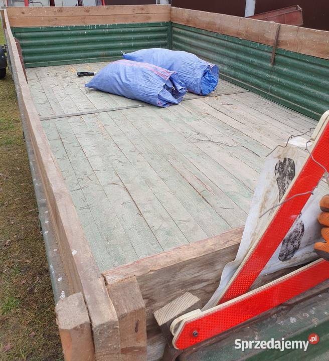 Przyczepa jednoosiowa sztywna star nie wywrotka Przyczepy rolnicze