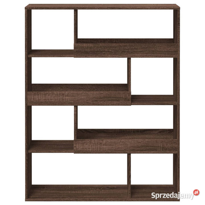 Regał brązowy dąb 100x33x1255 materiał Warszawa