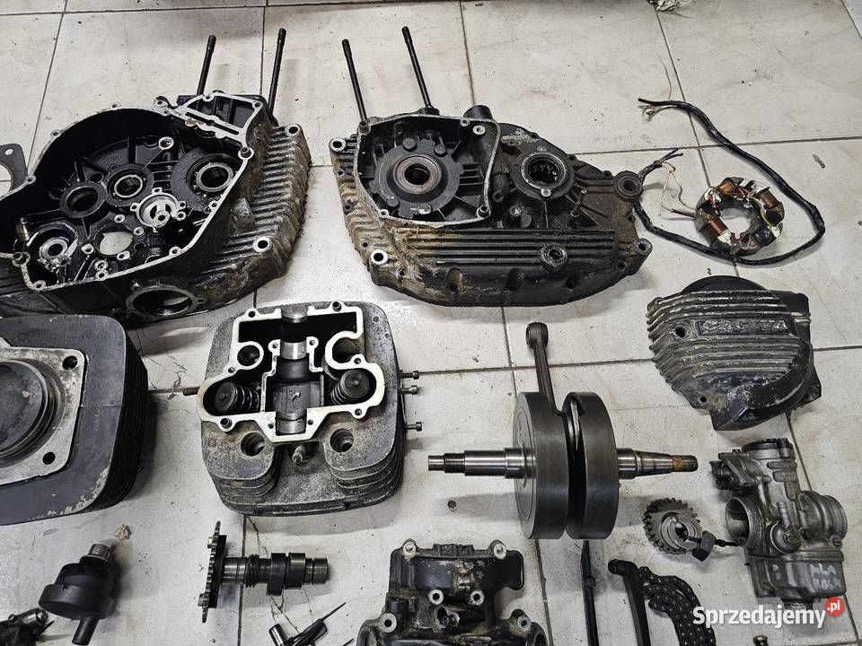 Cagiva Ala Rossa 350 silnik części wał kapa Jelenia Góra