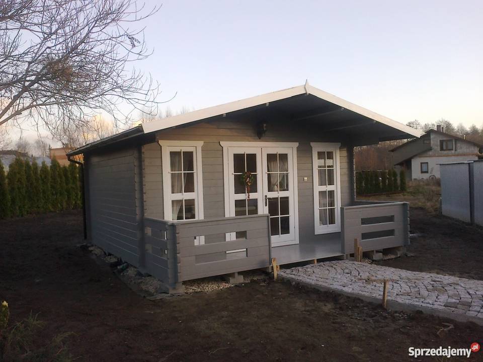 Drewniany domek letniskowy Ania 20 7 m2 warmińsko-mazurskie Mrągowo sprzedam