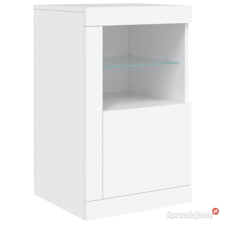Szafka z oświetleniem LED biała 164x37x67 mazowieckie Warszawa