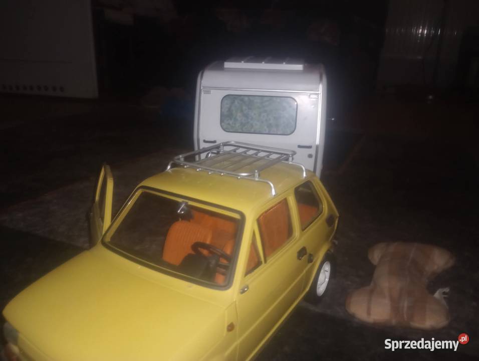 Fiat 126p z przyczepa niewiadow Deagostini Modelarstwo Kraśnik sprzedam