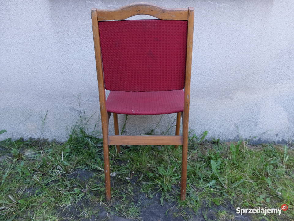 Krzesło z epoki PRL produkcja Jasienica 638 Kościan sprzedam