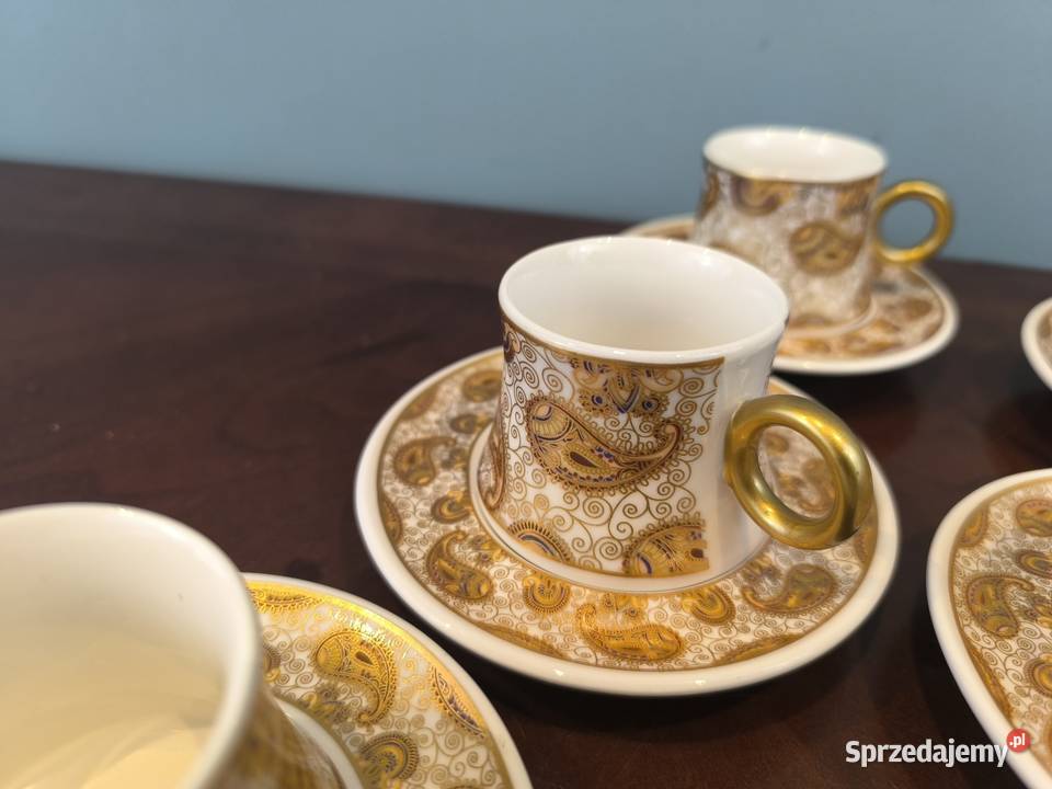 Piękny zestaw porcelany do kawy espresso łódzkie Łódź