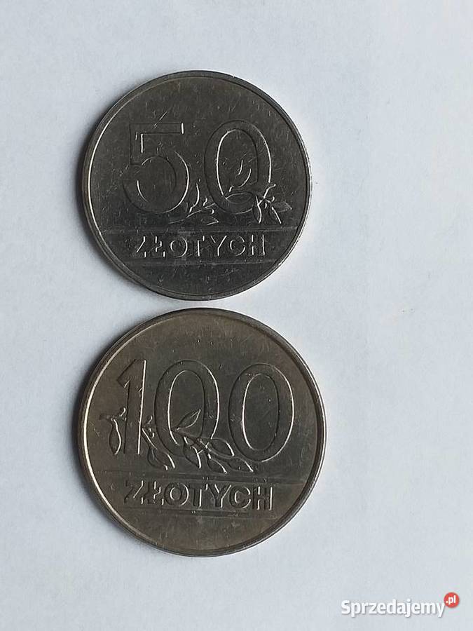 Monety 100 i 50zl PRL Bełchatów