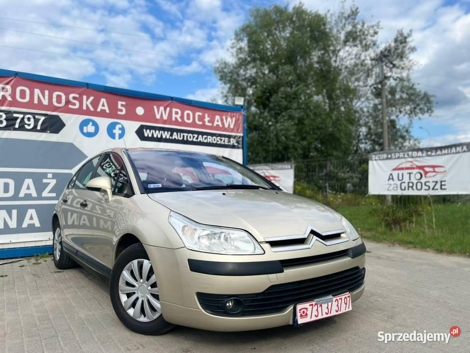 Citroen C4 14 Benzyna 2005 Klimatyzacja 5 Wrocław sprzedam