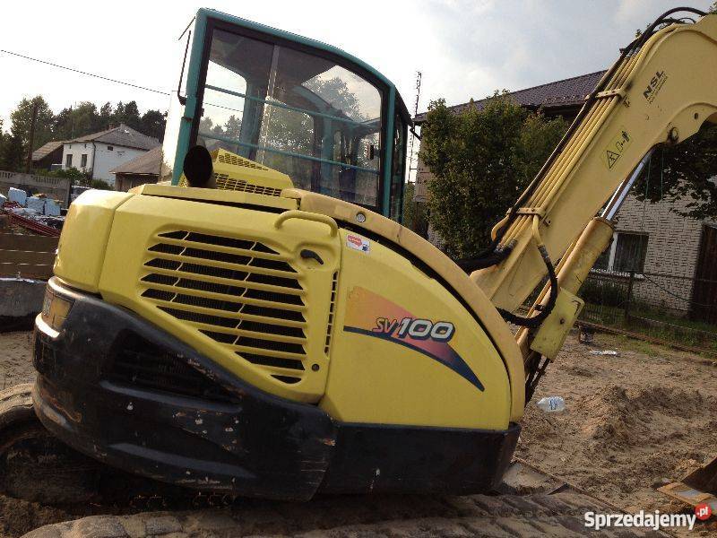 Koparka gąsienicowa YANMAR SV 100 KOMATSU CAT Dąbrowa Górnicza