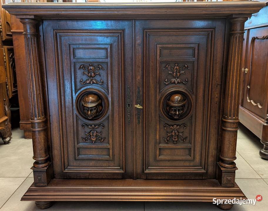 ładna komodaszafka neorenesans dąbsklep Dąbrowa Meble Dąbrowa Górnicza