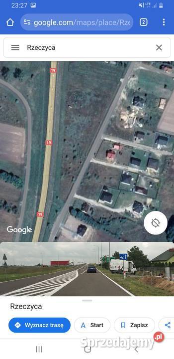 Dzialka Rzeczyca Rolno Budowlana 024h Radzynska Międzyrzec Podlaski