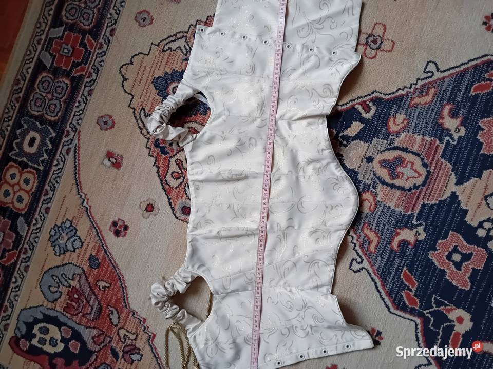 złotymi akcentami2 częściowa suknia w super Damska Warszawa