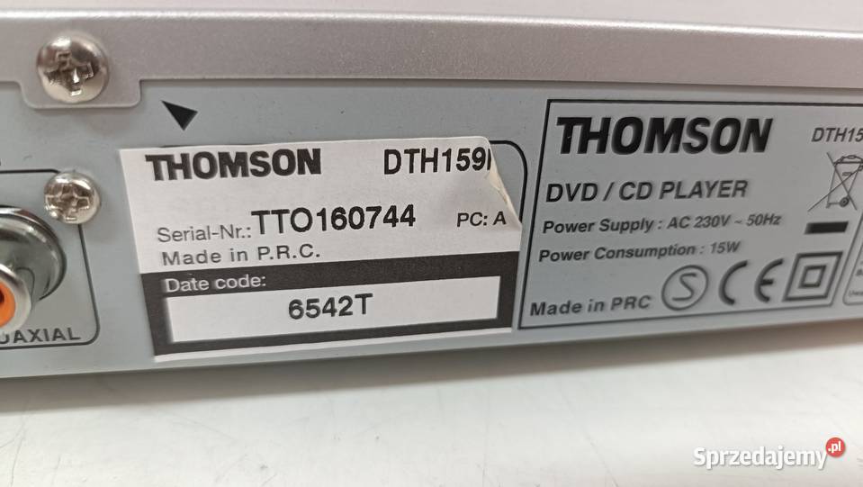THOMSON DTH159 bez pilota nie odczytuje płyt Poznań