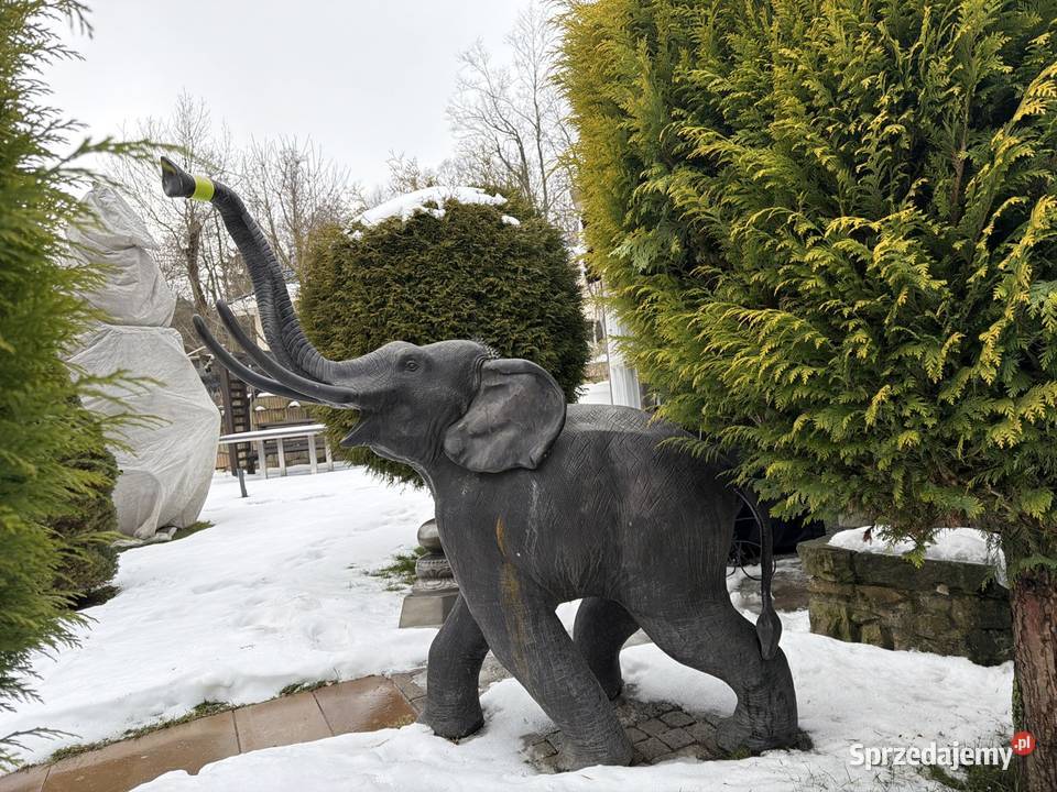 Słoń słonie z brązu duże i solidne dolnośląskie Długopole-Zdrój sprzedam