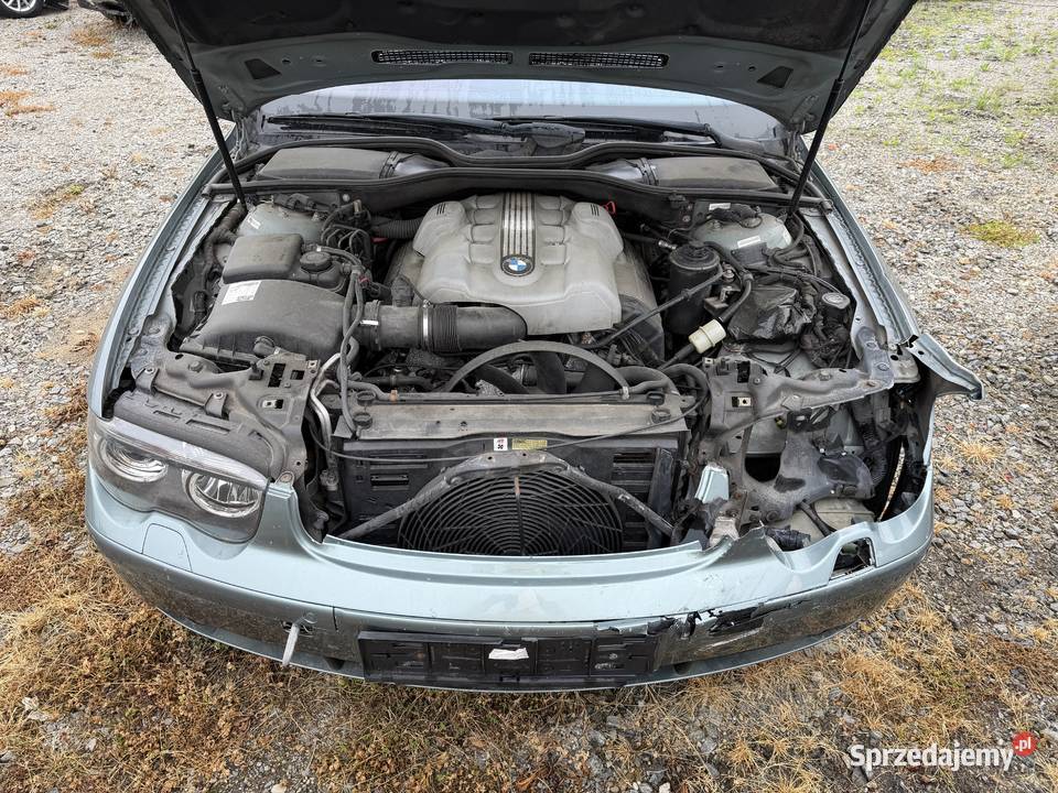 BMW Seria 7 745i 44 V8 2003r 470 Skóra Automat Prudnik