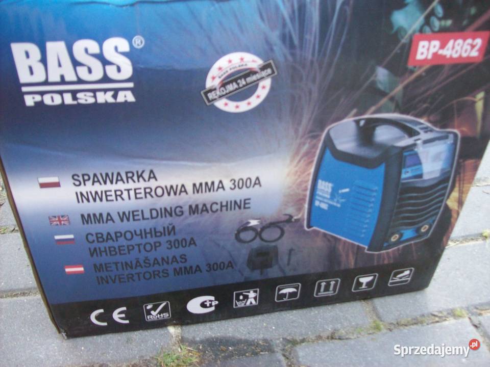 Spawarka INWERTOROWA 300A MMA IGBT BASS Polska Głogowa