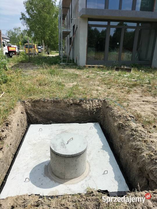 Montaż zbiorników na deszczówkę oczyszczalni Warszawa