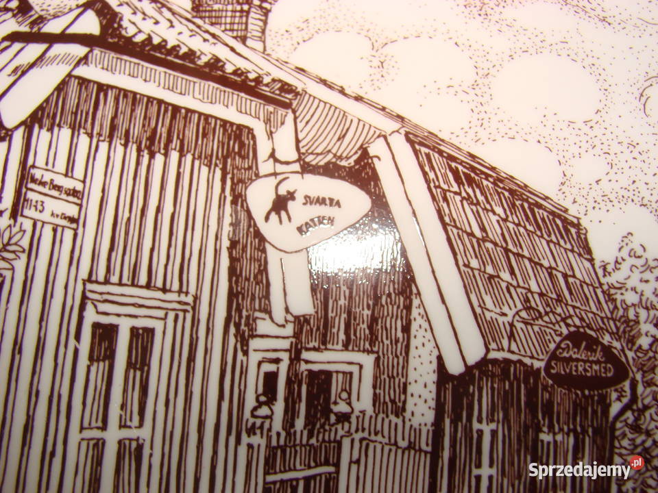 Gustavsberg talerz kolekcjonerski Kolekcje Pruszcz Gdański