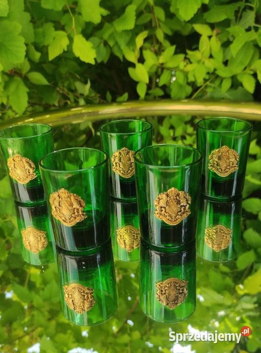Edelglas Wien Germany Barwarezabytkowe zielone Pabianice
