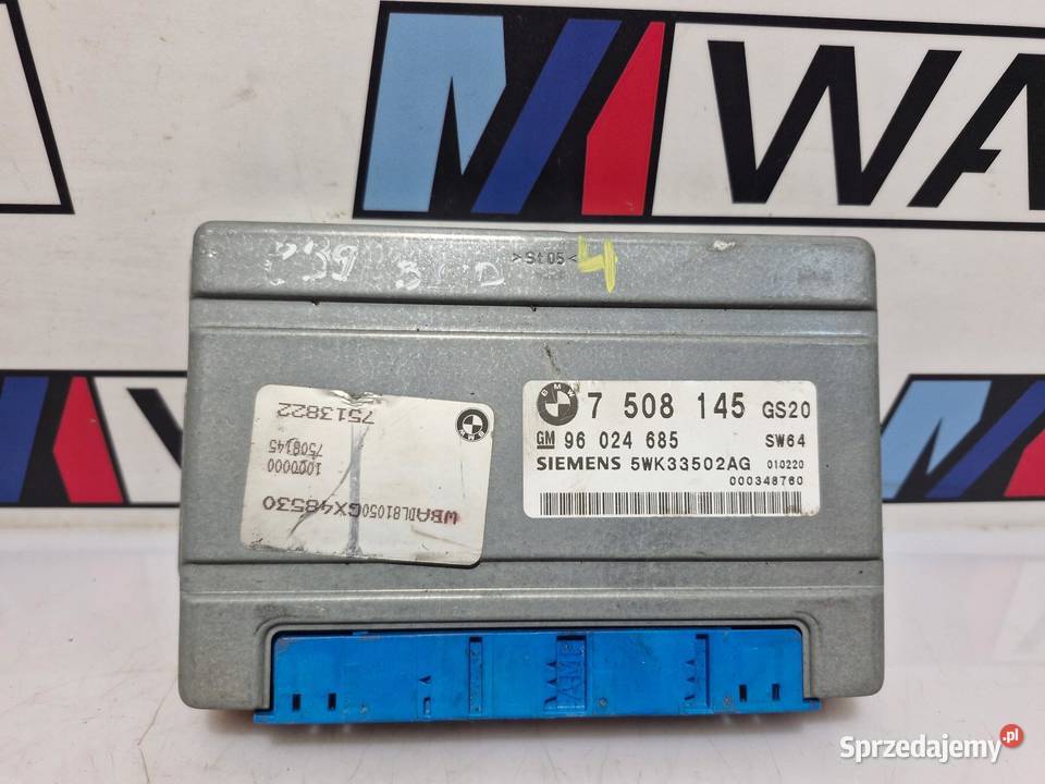 BMW E39 E46 E53 MODUŁ STEROWNIK KOMPUTER SKRZYNI