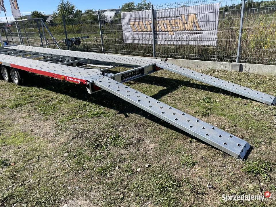 Laweta Temared Car na 2 auta 8m 3500DMC 3 osie wielkopolskie Piła