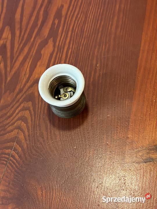 Stara oprawka mosiężna przedwojenna gwint E27 i Antyki