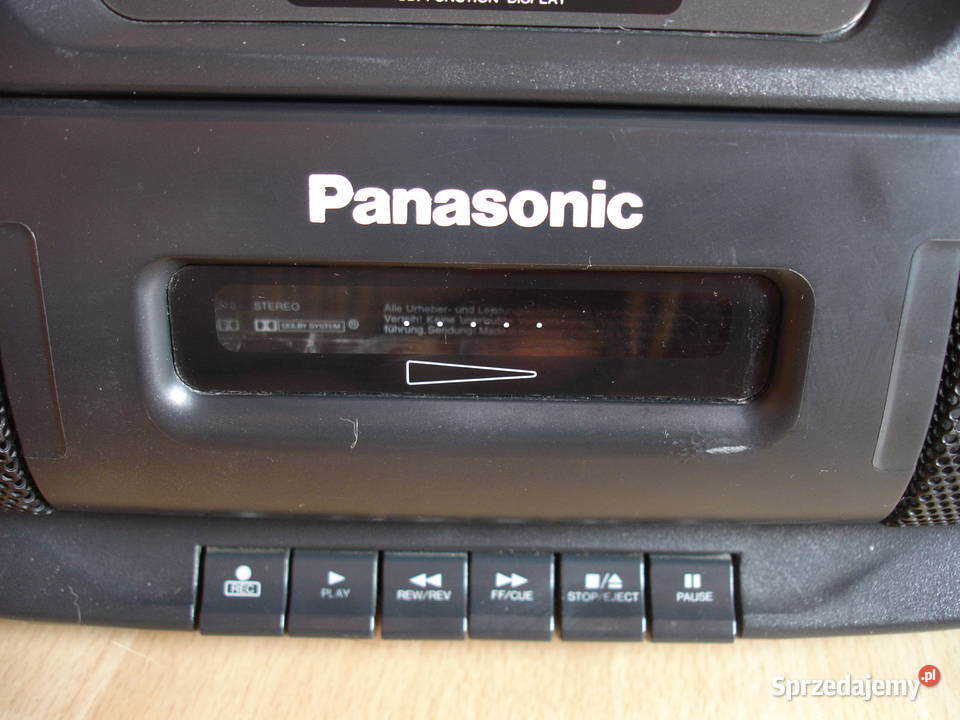 Radiomagnetofon PANASONIC RXDS101 Zielona Góra sprzedam