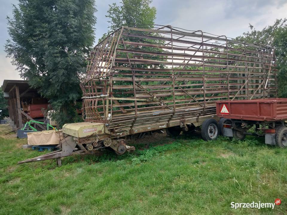 Przyczepa samozbierająca na tandemie T0502 Lisięcice