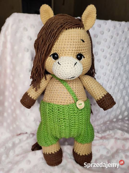 Maskotka konik na szydełku Szczecin