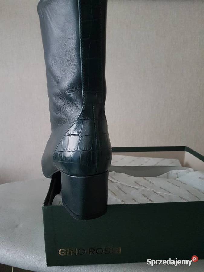 Damskie botki na obcasie Gino Rossi 25cm