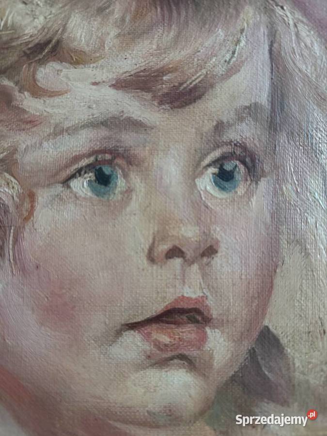 Portret Dziecka Marian Adamczyk M Adam olej na Warszawa