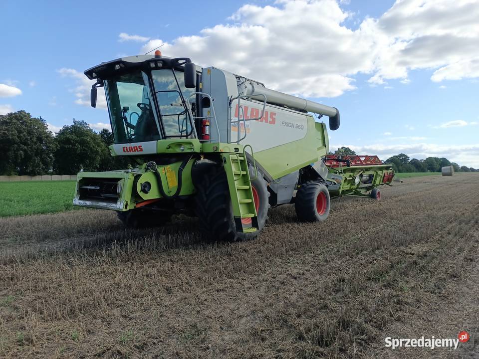 Claas Lexion 560 heder 750 nieuszkodzony wielkopolskie