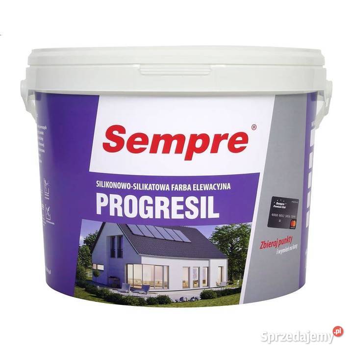 SEMPRE farba elewacyjna silikonowo silikatowa Farby elewacyjne