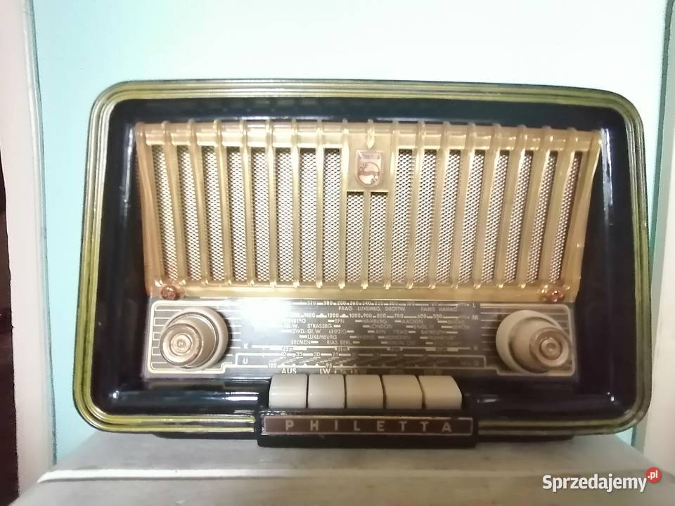 Stare Radio lampowe z lat 50 Sprawny