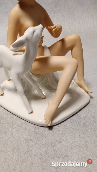 WALLENDORF Dziewczynka z sarną Kolekcjonerski Świnoujście