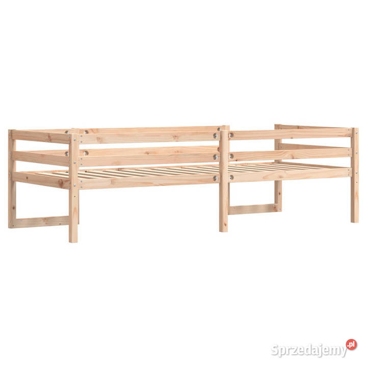 Rama łóżka dzieci drewno sosnowe 90x200 WM846864 mazowieckie Warszawa sprzedam