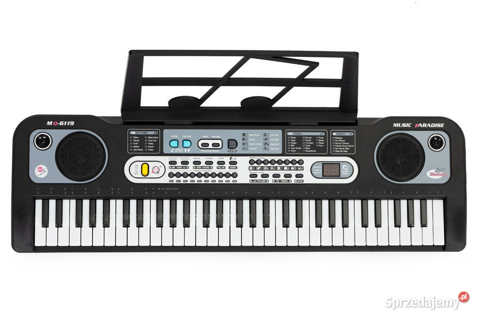 Duży keyboard pianino z mikrofonem dzieci