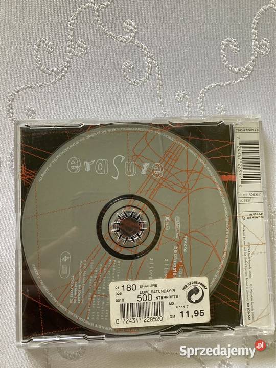 Płyta CD Remixes Single Erasure I Love Saturday Czerwionka-Leszczyny
