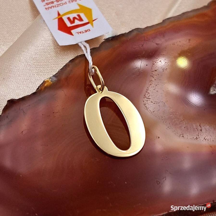 20 Wisiorek Złoty pr585 Literka O Z1208