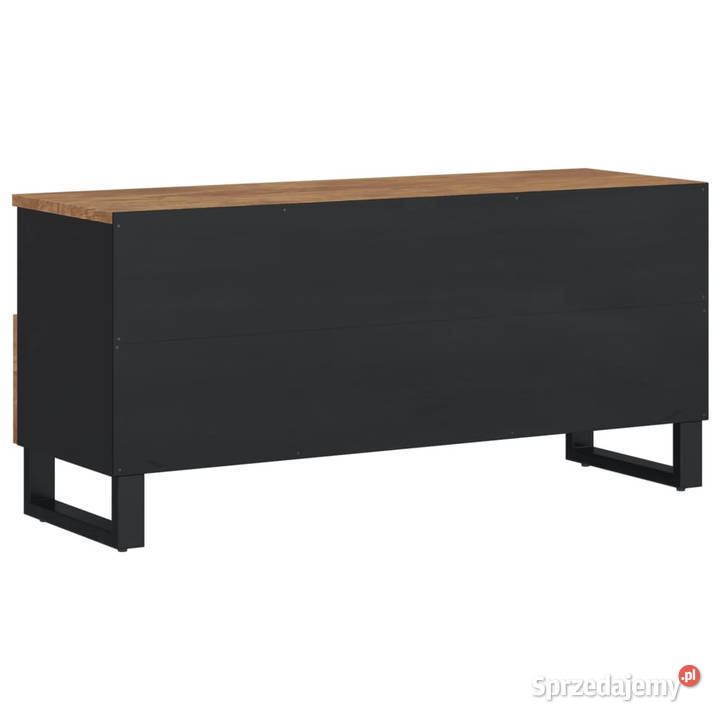 Szafka pod TV 100x33x46 mango i materiał
