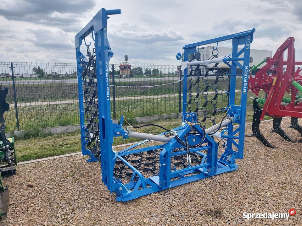 Włóka łąkowopolowa Intertech 6m nieuszkodzony