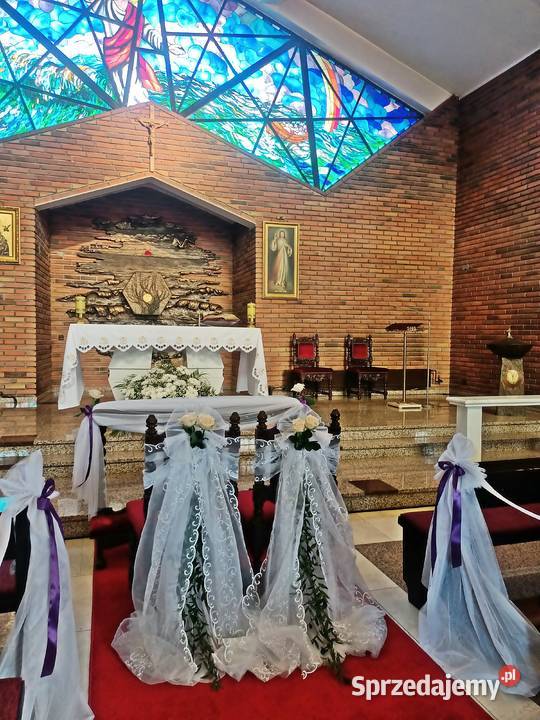Dekoracje ślubne kościoła Trójmiasto Gdańsk