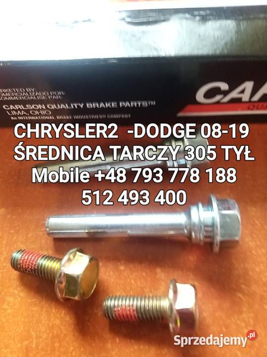 PROWADNICA ZACISKU HAMULCOWEGO TYŁ CHRYSLERDODGE Zaciski i jarzma Kawnice