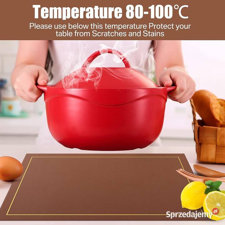 podkładki odporne na ciepło wodoodporne o