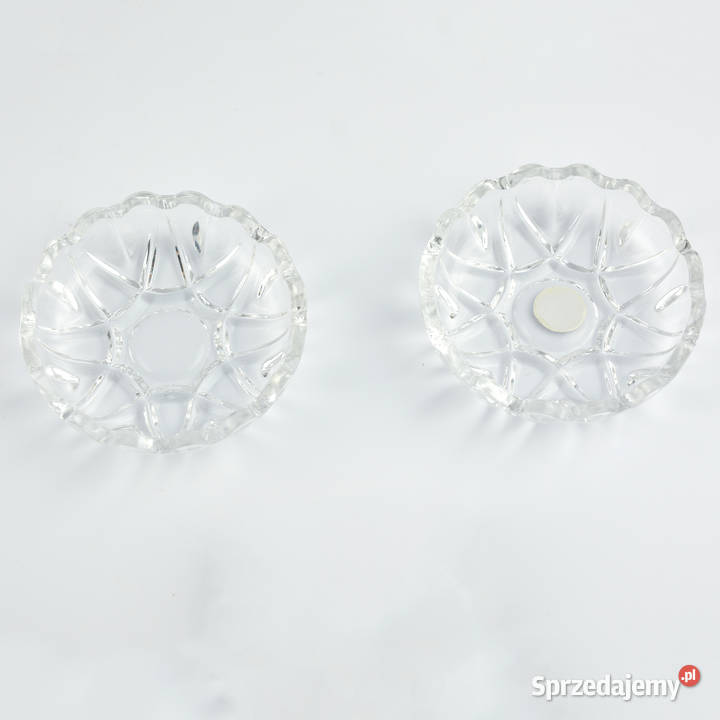 Kryształowa szkatuła muszla Huty Szkła Lucyna Warszawa